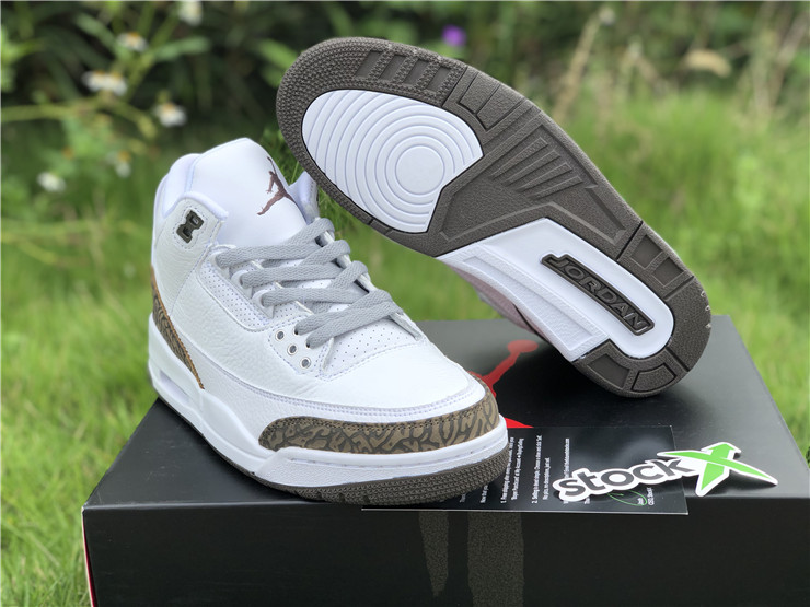 Jordan 3 Mocha White Coffe - Click Image to Close